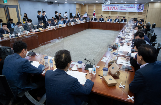 국민의힘 김기현 의원이 13일 오전 국회 의원회관에서 열린 혁신 24 새로운 미래 두 번째 모임인 