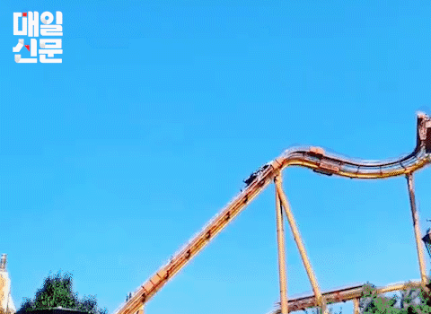 14일 오후 5시 10분쯤 경주월드의 놀이기구 