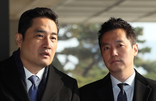 가로세로연구소(가세연) 출연진 강용석 변호사(왼쪽)와 김세의 전 MBC 기자. 연합뉴스