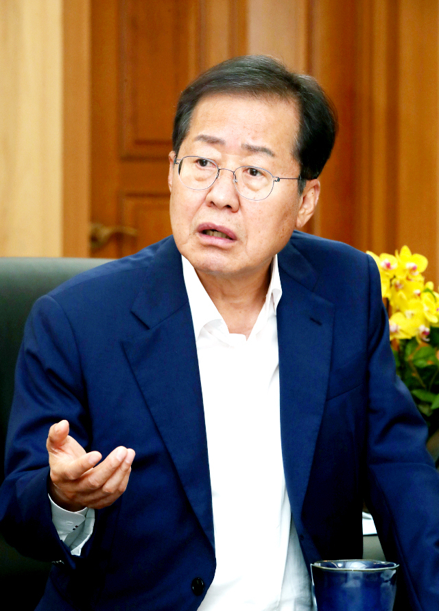 홍준표 대구시장. 매일신문 DB.