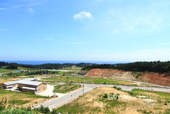 울진 해양바이오농공단지 모습. 이상원 기자