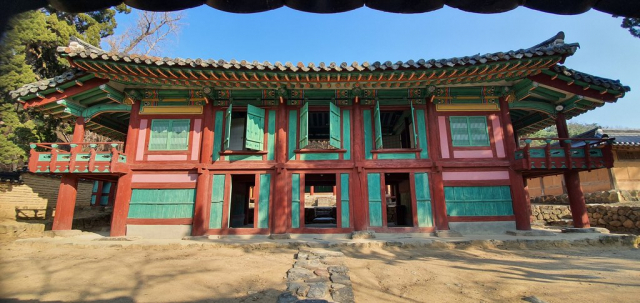 경주 옥산서원의 무변루(玉山書院 無邊樓), 문화재청 제공