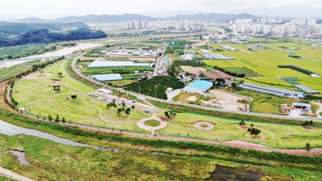 영천 조교 파크골프장 전경. 영천시 제공
