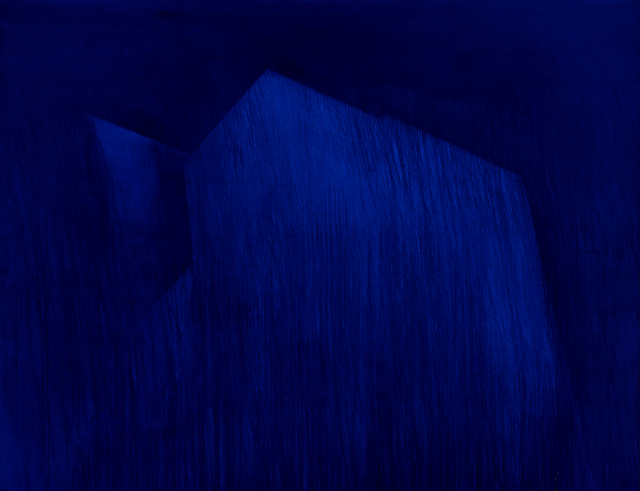 한지석, 정지된 깃발, oil on linen, 200x260cm, 2018-19.