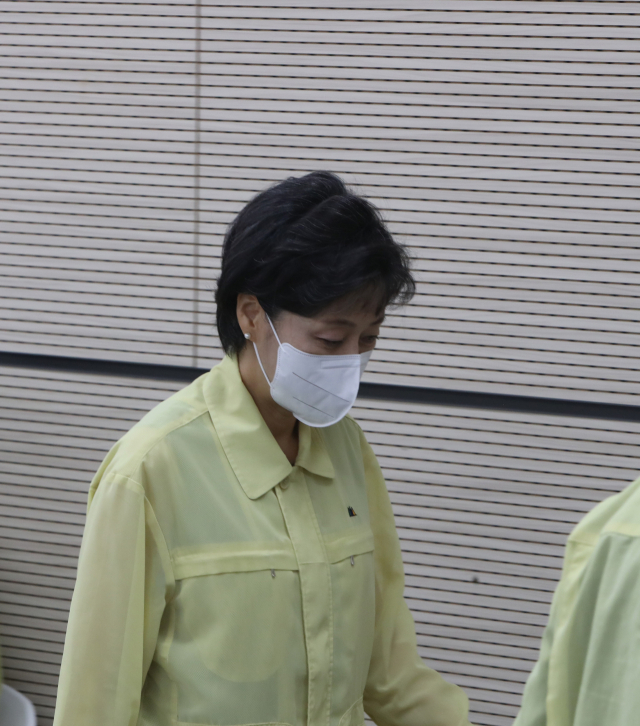 박순애 부총리 겸 교육부 장관이 4일 오전 정부세종청사 교육부 브리핑룸에서 