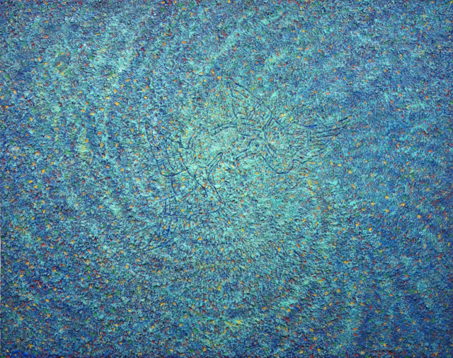 손난숙, 자연의 노래, 162x131cm, Mixed media, 2022.