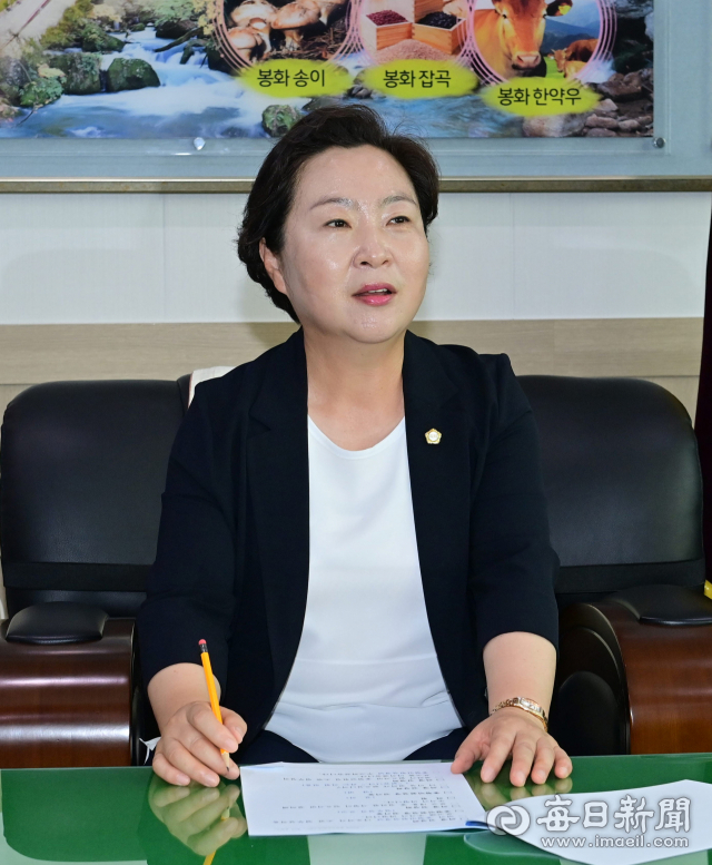 김상희 봉화군의회 의장.