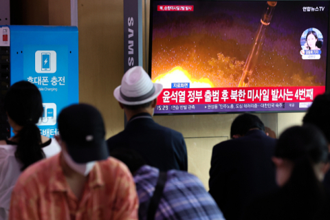 尹 취임 100일에 미사일 발사한 북한에 국민의힘 