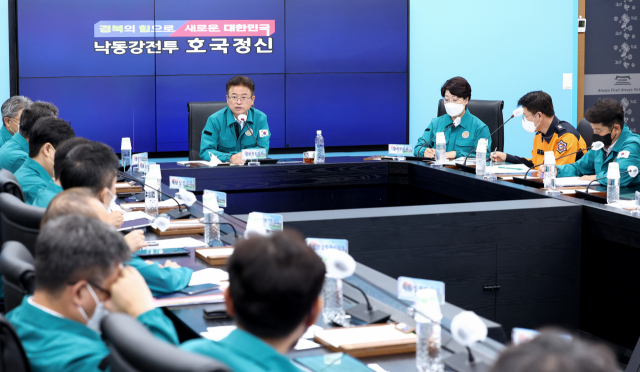 이철우 경북도지사는 22일 충무계획에 따른 을지훈련을 실시, 
