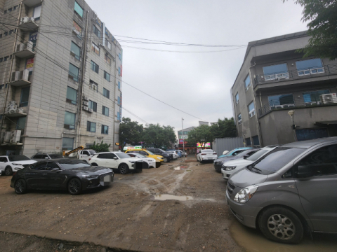 대구 동구 안심3동 신청사 건립 부지. 이곳은 오는 2025년 10월에 안심3동 행정복지센터로 건립될 전망이다. 임재환 기자