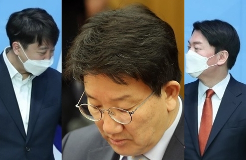 이준석, 권성동, 안철수. 연합뉴스