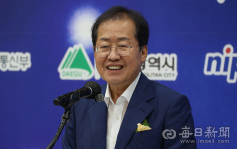 홍준표 대구시장. 안성완 기자 asw0727@imaeil.com