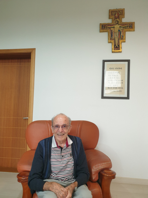 의성 봉양면 자택에서 만난 두봉 주교. 이현주 기자