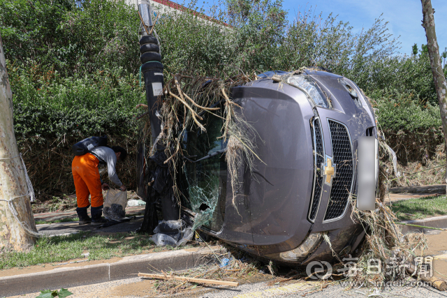 한반도에 제11호 태풍 