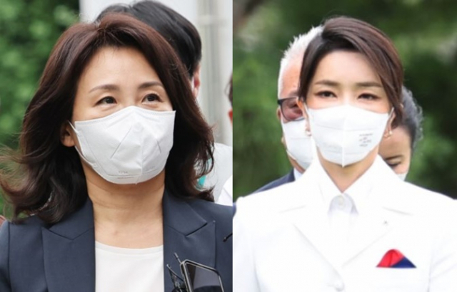 김혜경, 김건희. 자료사진 연합뉴스