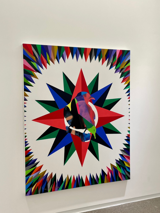 화엄경, Acrylic on canvas, 130x162cm, 2011.