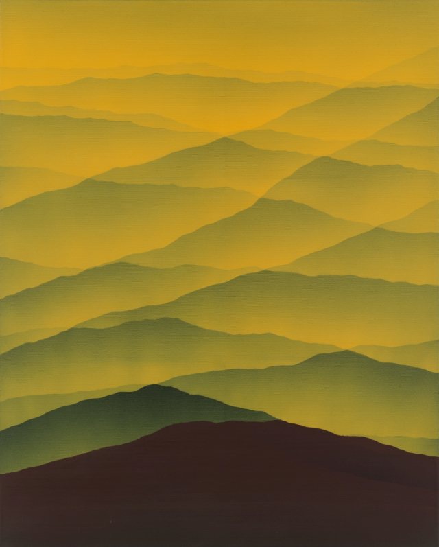 김상열, Wind Garden, 2022, 캔버스에 아크릴, 227×182cm.