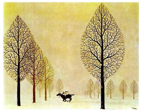 초현실주의 화가 르네 마그리트의 그림 