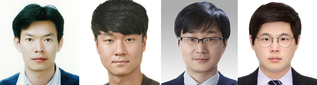 포스텍 박수진 교수, 포스텍 통합과정 조성진씨, 유니스트 서동화 교수, 유니스트 김동연 順