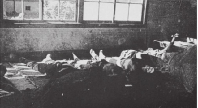 1946년 10월 2일 대구 시위에서 희생된 피살자들. 미국 국립문서기록관리청. 10월항쟁유족회 제공