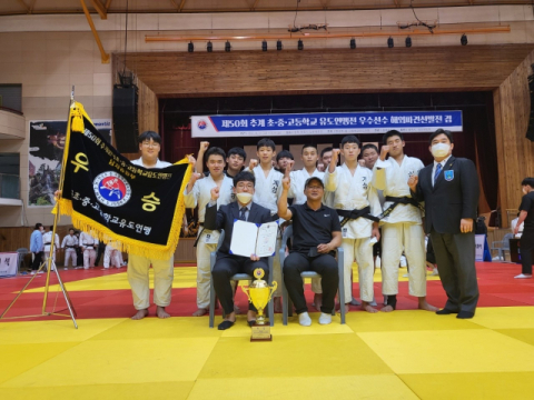 대구 계성중 유도부, 18년만에 중·고교 유도연맹대회 단체전 우승