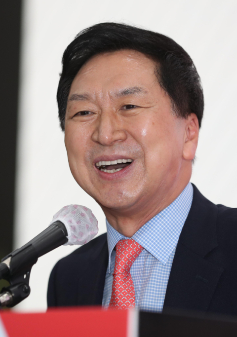 국민의힘 김기현 의원이 30일 오후 대구 북구 엑스코에서 열린 대구시당 당원 교육에서 특강을 하고 있다. 연합뉴스