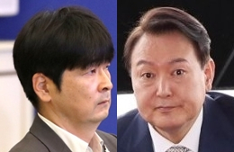 탁현민, 윤석열. 연합뉴스