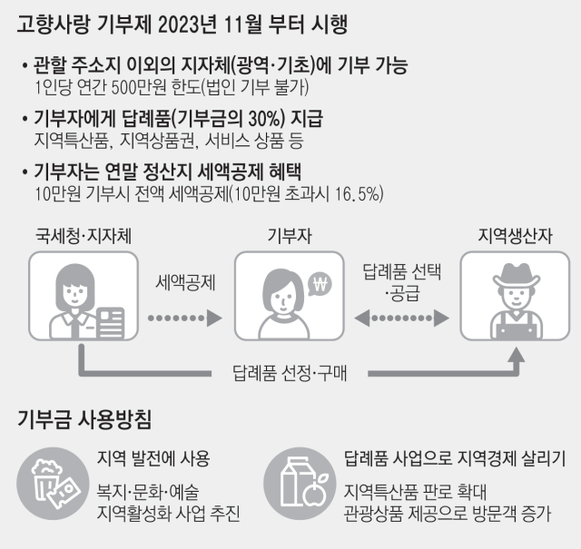고향사랑기부제 개요, 행정안전부