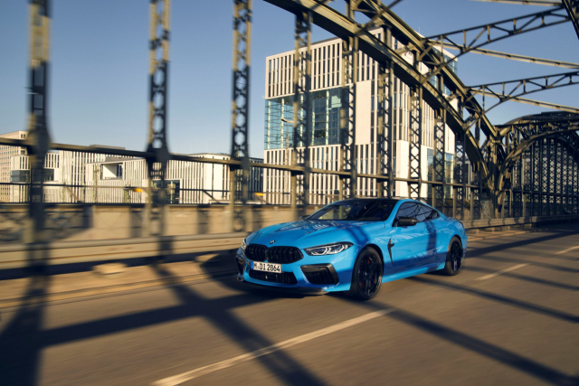 BMW코리아가 스포츠카 뉴 M8 컴페티션 쿠페와 뉴 M8 컴페티션 그란 쿠페를 14일 국내 공식 출시했다고 밝혔다. 사진은 BMW 뉴 M8 컴페티션 쿠페. 연합뉴스