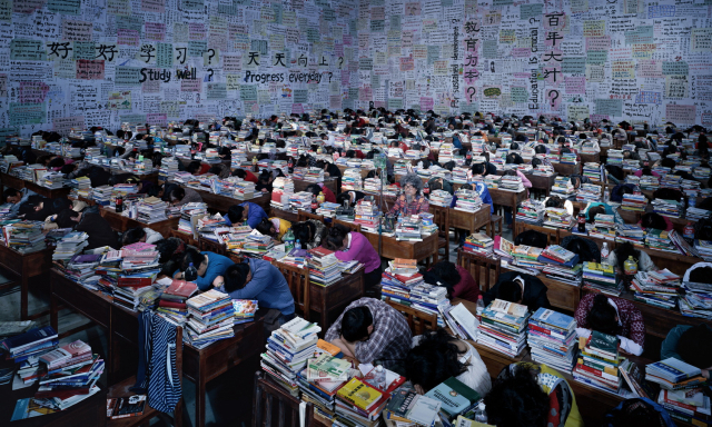 왕칭송, Follow You, 180x300cm, 2013.