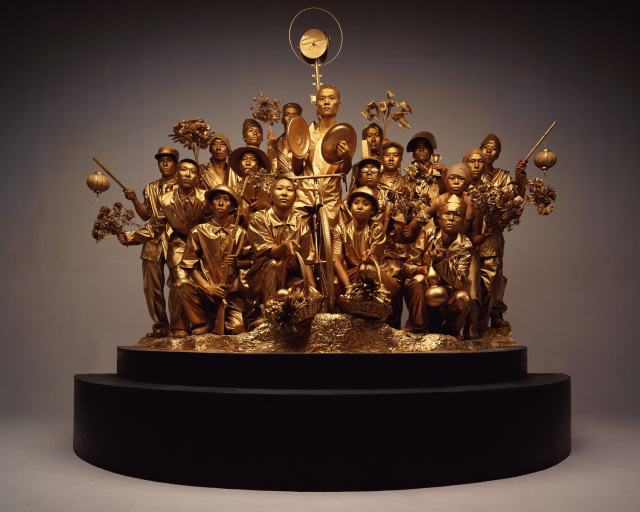 왕칭송, future, 120x150cm, 2001.