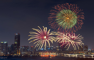 서울불꽃축제. 한화 제공