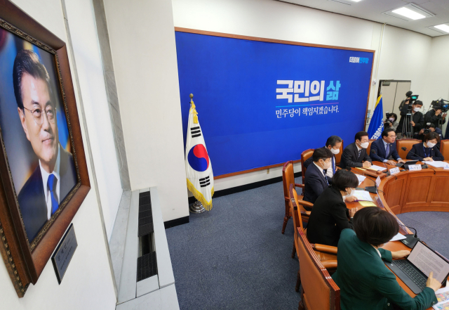 더불어민주당 이재명 대표가 7일 국회에서 열린 최고위원회의에서 발언하고 있다. 연합뉴스