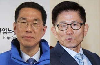 김주영, 김문수. 김주영 더불어민주당 국회의원 페이스북, 연합뉴스