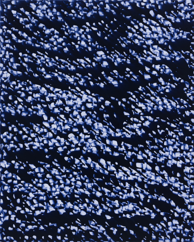 YOO, 22-03-10, Repetition-Trace of meditation, 162.2X130.3cm, Acrylic on canvas.