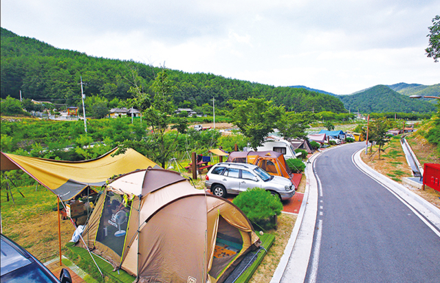 산내들 오토캠핑장. 김천시 제공