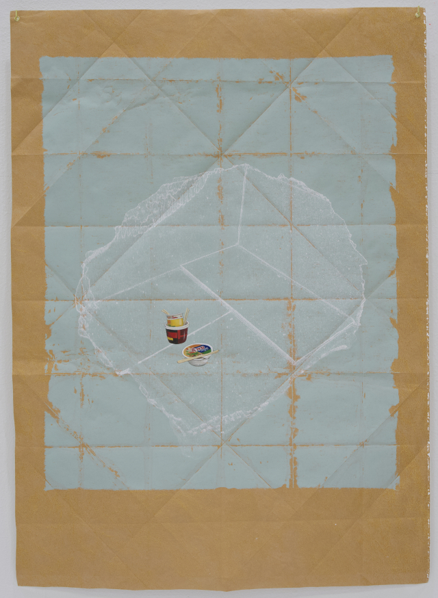 김서울, 홀로상자 일기, 타이벡에 실크스크린, 드로잉, 60x84cm, 30ea, 2021.