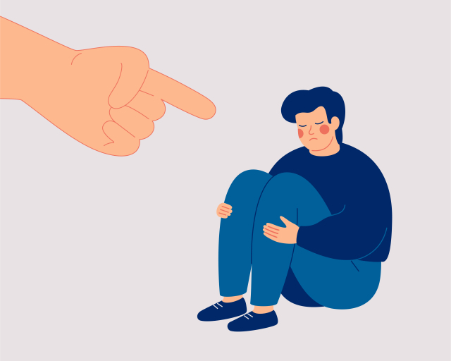 남성 피해자. 게티이미지뱅크