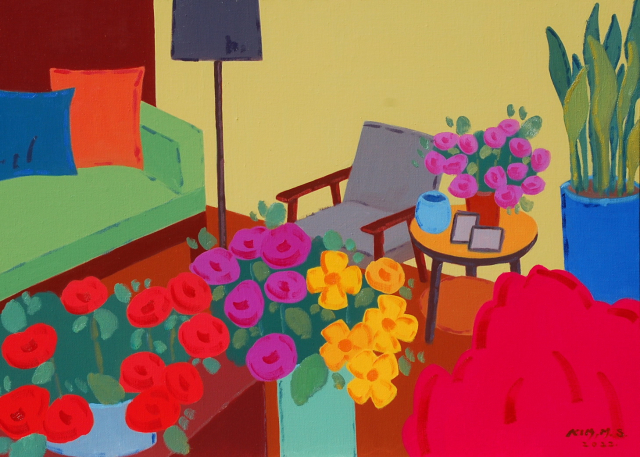 김명숙, 인상, Oil on Canvas, 72.7x53cm, 2022.