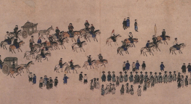 조선 사신단의 중국 사행길을 그린 