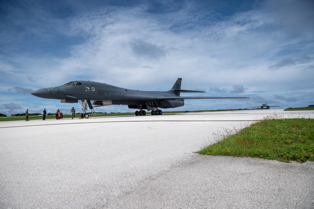 B-1B '랜서' 전략폭격기. 연합뉴스