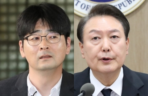 탁현민, 윤석열. 연합뉴스
