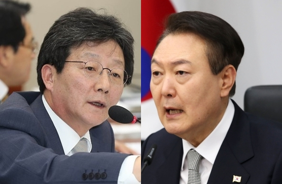 유승민 전 의원, 윤석열 대통령. 연합뉴스