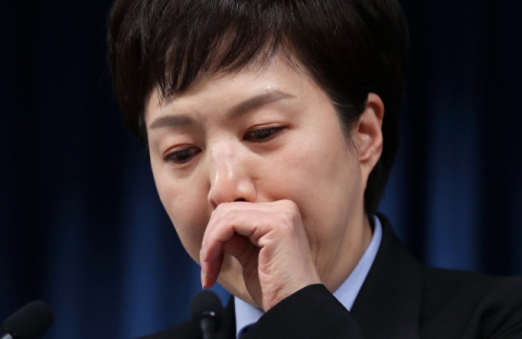 [현장사진] 김은혜, 울먹였다