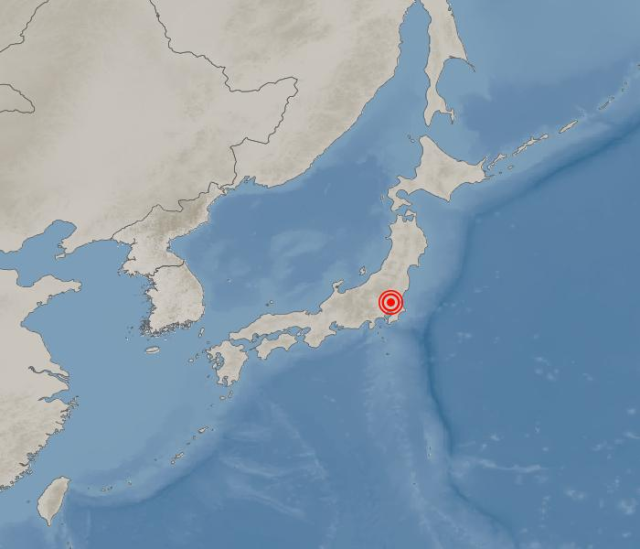 일본 도쿄 인근 규모 5.0 지진. 기상청