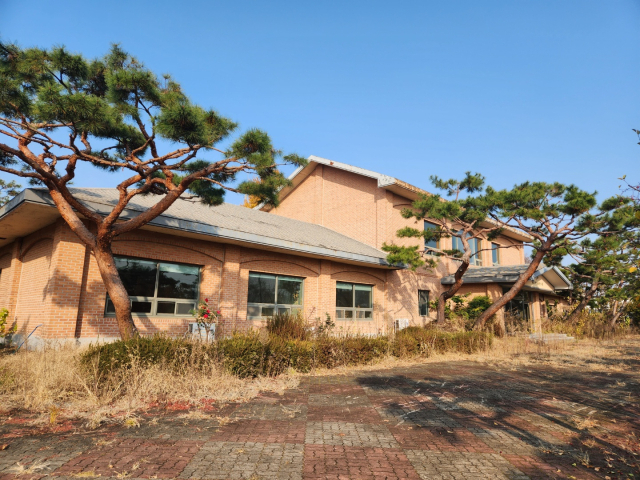 경북 성주군 농촌 돌봄마을 시범단지 조성사업 부지인 (구)원불교 삼동연수원. 전병용 기자