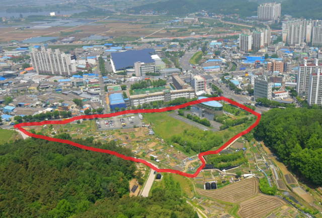 대구 달성군 설화리 한 부지가 경찰병원 분원 건립 최종 후보지 3곳 중 한 곳에 선정됐다. 달성군 제공