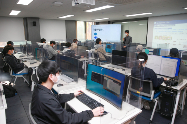 대구가톨릭대 AI빅데이터공학과 수업 모습. 대구가톨릭대 제공