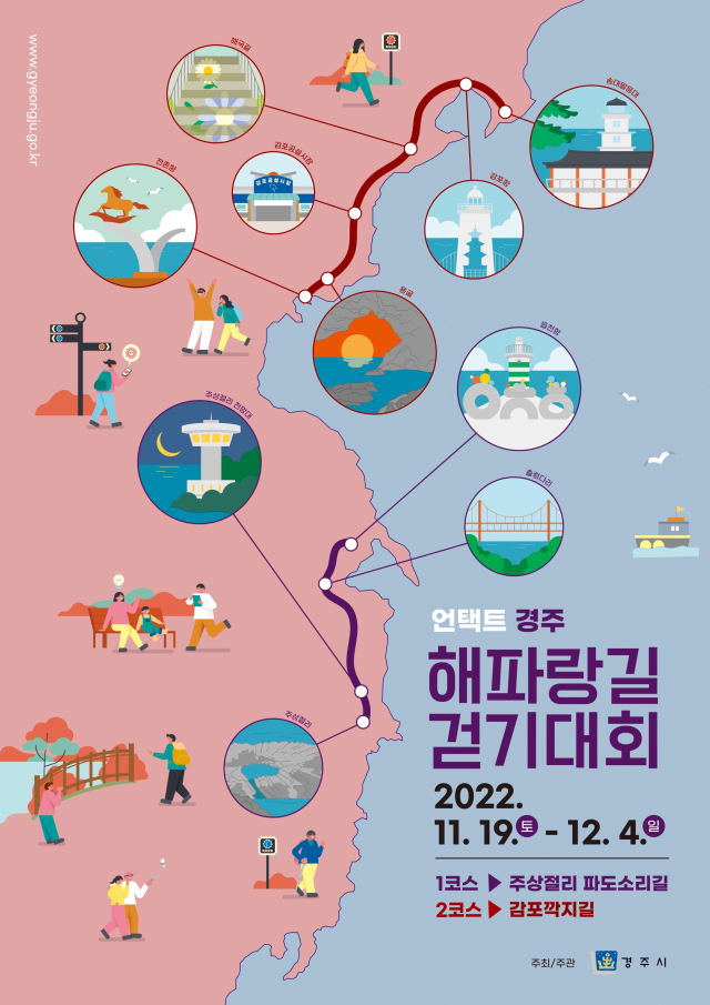 해파랑길 걷기대회 포스터
