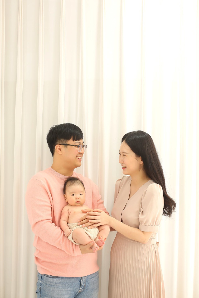 김수정·엄성호 부부 첫째 딸 엄채원